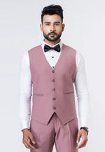 Load image into Gallery viewer, Pink Polyester Tuxedos Suit
