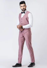 Load image into Gallery viewer, Pink Polyester Tuxedos Suit
