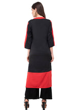 Load image into Gallery viewer, Pink Rayon Kurta Set With Palazzo
