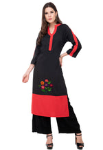 Load image into Gallery viewer, Pink Rayon Kurta Set With Palazzo
