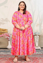 Load image into Gallery viewer, Pink Rayon Printed Long Tunic
