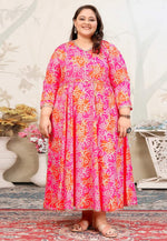 Load image into Gallery viewer, Pink Rayon Printed Long Tunic
