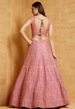 Load image into Gallery viewer, Pink Satin Lehenga Choli
