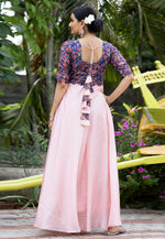 Load image into Gallery viewer, Pink Satin Silk Gown
