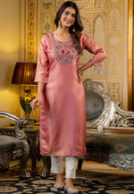 Load image into Gallery viewer, Pink Shimmer Long Tunic
