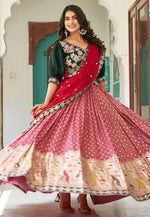 Load image into Gallery viewer, Pink Shimmer Readymade Lehenga Choli
