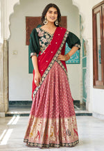 Load image into Gallery viewer, Pink Shimmer Readymade Lehenga Choli
