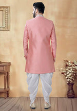 Load image into Gallery viewer, Pink Silk Dhoti Sherwani
