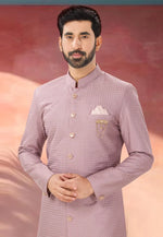 Load image into Gallery viewer, Pink Silk Indo Western Sherwani

