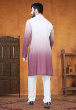 Load image into Gallery viewer, Pink Silk Indo Western Suit
