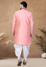 Load image into Gallery viewer, Pink Silk Indo Western Suit
