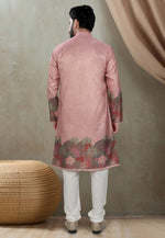 Load image into Gallery viewer, Pink Silk Kurta Pajama
