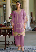 Load image into Gallery viewer, Pink Silk Kurta Set With Pant

