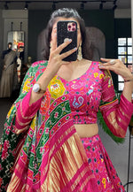 Load image into Gallery viewer, Pink Silk Lehenga Choli
