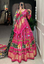 Load image into Gallery viewer, Pink Silk Lehenga Choli
