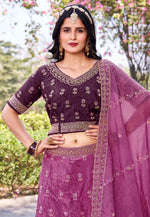 Load image into Gallery viewer, Pink Silk Lehenga Choli
