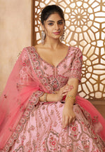Load image into Gallery viewer, Pink Silk Lehenga Choli
