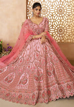 Load image into Gallery viewer, Pink Silk Lehenga Choli
