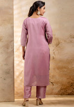 Load image into Gallery viewer, Pink Silk Readymade Pakistani Suit
