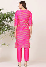 Load image into Gallery viewer, Pink Silk Readymade Pakistani Suit
