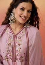 Load image into Gallery viewer, Pink Silk Readymade Pakistani Suit
