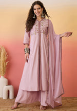 Load image into Gallery viewer, Pink Silk Readymade Pakistani Suit
