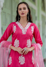 Load image into Gallery viewer, Pink Silk Readymade Pakistani Suit
