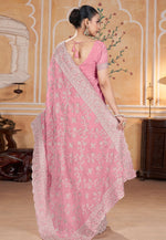 Load image into Gallery viewer, Pink Silk Saree With Blouse

