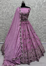 Load image into Gallery viewer, Pink Silk Wedding Lehenga Choli
