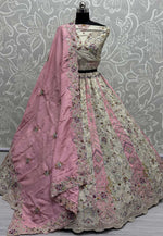 Load image into Gallery viewer, Pink Silk Wedding Lehenga Choli
