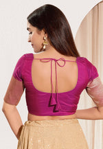 Load image into Gallery viewer, Pink Taffeta Readymade Blouse
