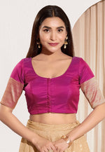Load image into Gallery viewer, Pink Taffeta Readymade Blouse
