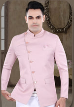 Load image into Gallery viewer, Pink Viscose Jodhpuri Suit

