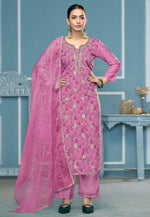 Load image into Gallery viewer, Pink Viscose Pakistani Suit
