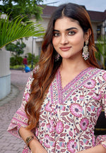 Load image into Gallery viewer, Pink Viscose Readymade Pakistani Suit
