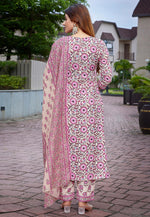Load image into Gallery viewer, Pink Viscose Readymade Pakistani Suit

