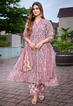 Load image into Gallery viewer, Pink Viscose Readymade Pakistani Suit
