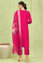Load image into Gallery viewer, Pink Viscose Readymade Pant Style Suit
