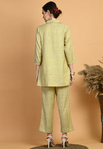 Load image into Gallery viewer, Pista Green Cotton Co-Ords Set
