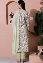 Load image into Gallery viewer, Pista Green Cotton Pakistani Suit
