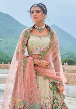 Load image into Gallery viewer, Pista Green Silk Lehenga Choli
