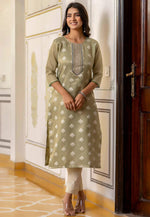 Load image into Gallery viewer, Pista Green Silk Long Tunic
