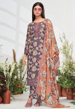 Load image into Gallery viewer, Purple Cotton Pant Style Suit
