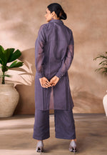 Load image into Gallery viewer, Purple Organza Co-Ords Set
