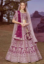 Load image into Gallery viewer, Purple Silk Lehenga Choli
