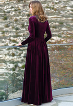 Load image into Gallery viewer, Purple Velvet Gown
