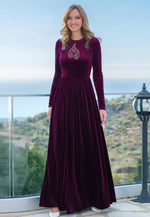 Load image into Gallery viewer, Purple Velvet Gown
