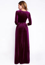 Load image into Gallery viewer, Purple Velvet Gown
