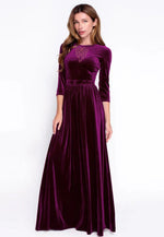 Load image into Gallery viewer, Purple Velvet Gown
