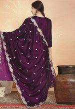 Load image into Gallery viewer, Purple Velvet Pakistani Suit
